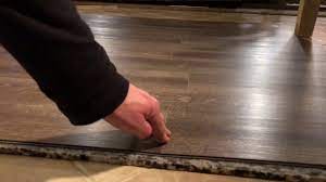 It's luxury vinyl flooring but it looks like wood. Installing Vinyl Plank Flooring Over Carpet Padding Youtube
