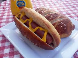 Pretzel buns with grilled dogs and spicy cheese sauce. How To Make Soft Pretzel Hot Dog Buns Eat Like No One Else