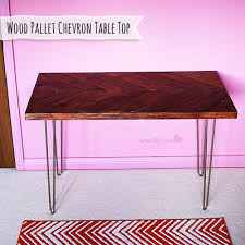 Made from wood salvaged from the midwestern us and chicago from pre 1920's inside barns, buildings and old factories. How To Make A Chevron Table From Reclaimed Wood Pallet
