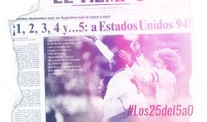 Metlife de east rutherford, nueva jersey. Colombia 5 Argentina 0 Conmovedoras Portadas Hace 25 Anos La Fm