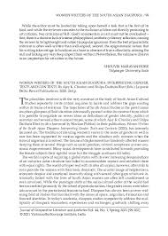 Journal of comparative literature and aesthetics (issn: Pdf Women Writers Of The South Asian Diaspora By Ajay K Chaubey And Shilpa D Bhatt Reviewed In Journal Of Comparative Literature And Aesthetics Vol 44 No 1 Spring 2021 99 102