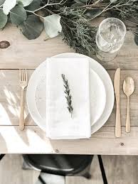 Simple Holiday Table Setting Four Ways Holiday Table Settings Christmas Table Settings Dinner Table Setting