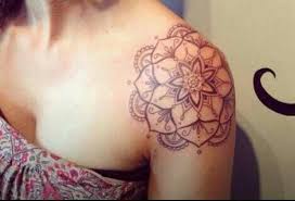 Mandala is a sanskrit phrase. Shoulder Tattoo Mandala Tattoos For Women Mandala Tattoo Shoulder Shoulder Tattoo