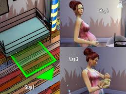 So does anyone know of a hidden crib mod that works with cc cribs without. Baby And Crib The Sims 4 Catalog