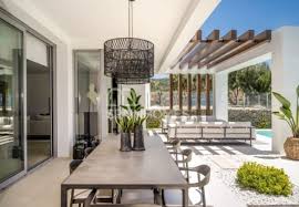 On this map, you will have an elite mansion at your disposal, which is equipped with a variety of functional gadgets with coveted command blocks. Detached Houses Overlooking The Sea And Golf Course In Marbella