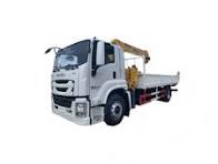 5 Ton Boom Truck Mounted Crane in Isuzu - Hydraulic Straight Arm