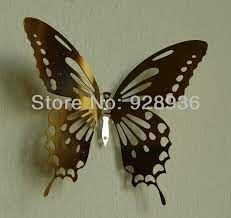 Download Gold Color 8 0 6 0cm 3d Butterfly Mirror Wall Sticker Home Decor Metal Butterfly Wall Art Butterfly Mirror Wall Decor Stickers Comics Sticker Decorsticker Home Decor Aliexpress