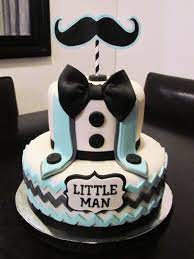 Little Man Mustache Baby Shower Cake By Www Allthatfrost Com Baby Shower Cakes For Boys Baby Shower Cakes Baby Shower Desserts Boy