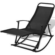 Dans cette liste, nous avons sélectionné les 30 chaises de salle à manger que les acheteurs préfèrent acheter en. Chaise A Bascule Chaise D Exterieur Pliable De Jardin Noir Cdiscount Jardin