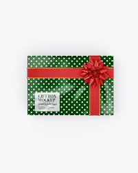 Download Glossy Gift Box Mockup In Box Mockups On Yellow Images Object Mockups