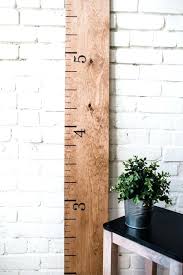 Wooden Growth Chart Augustineconstruction Com