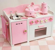 Kawaii Play House Strawberry Kitchen Pink Girly Japan Wooden Toy Kitchen Kids Wooden Kitchen Play House