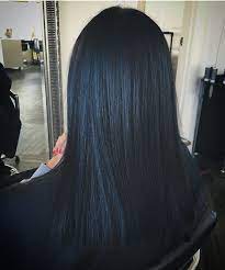 25 Midnight Blue Hair Ideas That Will Inspire Your Next Moody Look Midnight Blue Hair Hair Color For Black Hair Hair Styles