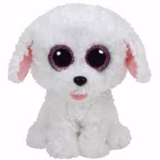 Black And White Beanie Baby Dog Ty Beanie Boos 6 Pippie The White Dog Regular Size Soft Toy Boo New Boo Plush Dog Beanie Boo The Dog