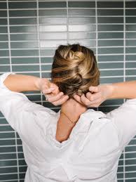 Half up french twist hairstyles. 3 Minute Hairstyles How To Do A Modern French Twist The Effortless Chic