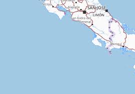Largest cities in costa rica are: Michelin Costa Rica Map Viamichelin