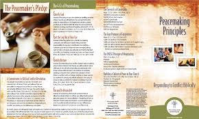 All The Basic Peacemaking Principles In One Pamphlet Download A Free Printable Pdf File Directly From Peace Psychology Resources Bible Reading Plan Read Bible