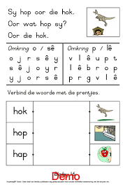 Kleuters Leer Om Kort Woorde Te Lees En Skryf Geskik Vir Kleuters In Graad R En Graad 1 Kids Education Teaching Leer
