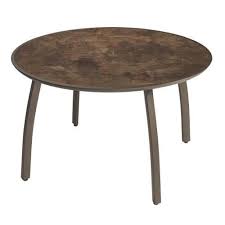 Grosfillex Furniture Us42c 42 In Round Sunset Table In 2020 Round Dining Table Stainless Steel Dining Table Metal Dining Table