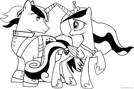 Princess cadence coloring page new princess cadence coloring pages princess coloring pages princess coloring mermaid coloring pages. My Little Pony Coloring Pages Shining Armor And Cadence Coloring4free Coloring4free Com