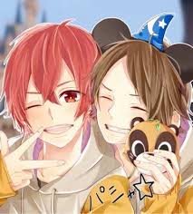 パシャ 可愛い カワイイアニメ アニメ 男性 仲良し イラスト