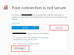 Err_ssl_protocol_error trying in edge by changing default browser to edge. Your Connection Is Not Secure Ssl Error Adding Browser Exception Chrome And Firefox
