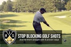 Image result for what causes a blocked shot in golf