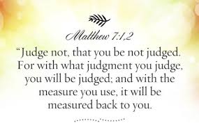 Six Bible Quotes To Consider Before We Judge Letterpile