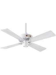 For rooms that are less than 10 x 10 or less, this is a good sized ceiling fan. Old Ceiling Fans 42 Hunter Original Ceiling Fan In White With White Blades Ceiling Fan Vintage Ceiling Fans White Ceiling Fan