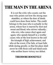 Not the man who points out how the strong man stumbles, or where the doer of deeds could have done them better. Pin On Sweet Words Honey
