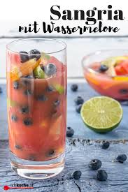 Sangria Mit Wassermelone Rezept Wassermelone Rezepte Sangria Wassermelone