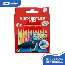 Pensil Warna Watercolour Pencils Staedtler Luna 12c Aquarel Pendek Shopee Indonesia