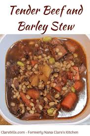 Tender Beef And Barley Stew Clare Bills Roast Beef Recipes Leftover Roast Beef Recipes Crockpot Recipes Beef Stew