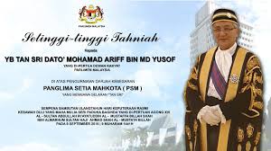 Mohd arif md yusof is on facebook. Maria Marcus On Twitter Setinggi Tinggi Tahniah Yb Tan Sri Dato Mohamad Ariff Bin Md Yusof