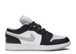 Air Jordan 1 Low Gs Smoke Grey Air Jordan 553560 039 Black Black Light Smoke Grey White In 2020 Nike Air Shoes Pretty Shoes Sneakers Fresh Shoes