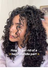 Curly Hair Tips: Mastering the Middle Part
