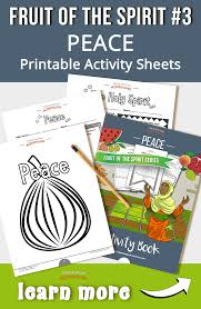 Fruit Of The Spirit Peace Lesson Printable Fruit Of The Spirit Activities For Kids Fruit Of Fruit Of The Spirit Fruits For Kids Creative Writing Activities