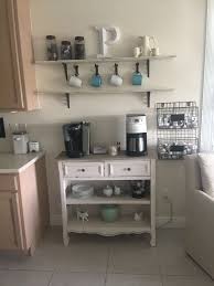 This custom coffee cup storage bar is great for the kitchen or coffee bar! Pin On Coffee Bar