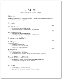 Get noticed with a professional cv. Easy Simple Resume Template Vincegray2014
