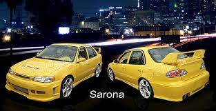 Custom Toyota Corolla 1998 Products Sarona Toyota Corolla Body Kit Corolla