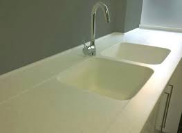 one piece corian sink and countertop