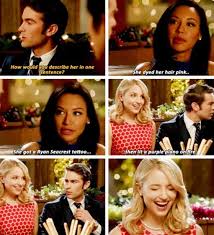 Santana Tries And Sabotages Quinn S Relationship With Biff Mcintosh Glee Cast Glee Funny Glee Memes