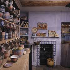 image: anta tartan crockery on dresser