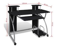 Download and use 10,000+ computer table top stock photos for free. Vidaxl Computer Desk With Pull Out Keyboard Tray Black Vidaxl Com