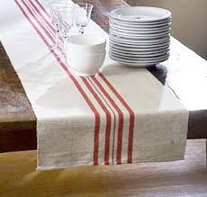 Diy French Striped Table Runner Farmhouse Table Runners Table Runner Diy Striped Table Runner
