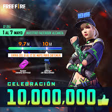 Free fire es un juego battle royale multijugador para móviles, desarrollado y publicado por garena para android e ios. Garena Free Fire Rumbo A Los 10 Millones De Likes Celebremos Juntos Los 10 000 000 De Likes Desbloqueando Recompensas Si Del 1 Al 7 De Mayo Llegamos A Los 10 Millones De