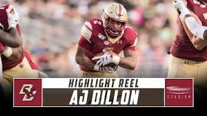Boston College Rb Aj Dillon Highlight Reel 2019 Season Stadium Youtube (born may 2, 1998) is an american football running back for the green bay packers of the national football league (nfl).