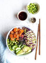 Japanese Salmon Bowl Recipe Yummly Recipe Salmon Bowl Bowls Recipe Recipes