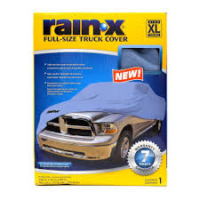 rain x size x large truck cover in blue