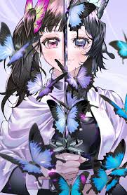 kanao and shinobu トランスフォーマーアート 壁紙 アニメ 蝶イラスト